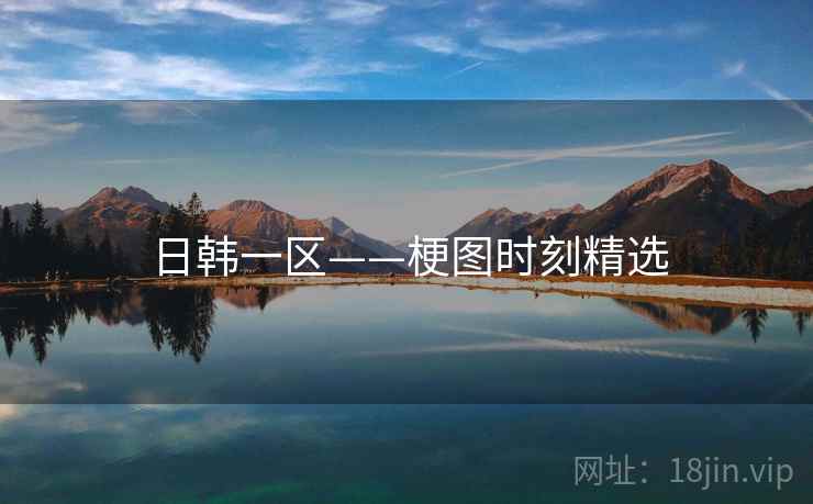 日韩一区——梗图时刻精选