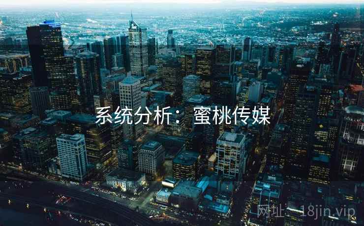 系统分析：蜜桃传媒